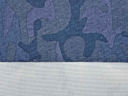 wasserabweisender Stoff Outdoor Camouflage, blau