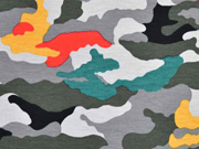 RESTST�CK 29 cm Jersey Camouflage, grau rot