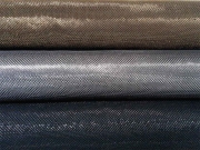 Elastischer Glitzer Jersey San Francisco silber