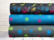 Softshell Kritzelstriche, Neonfarben schwarz