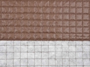 wattierter Steppstoff quadratisch, nougat