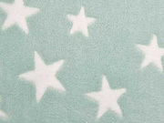 Wellness Fleece Jacquard  Sterne, hellmint