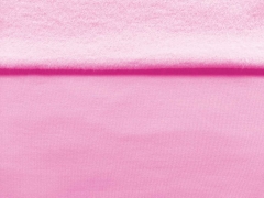 angerauter Sweat, baby rosa