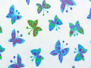 BW grosse Schmetterlinge, hellblau auf weiss