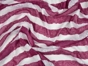 leichter Strickstoff Blockstreifen, ecrue beere