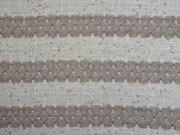 Strickstoff Blockstreifen leicht transparent, taupe