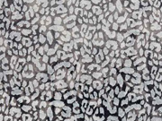 Viskosejersey Batik Leopard, schwarz