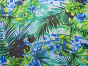 Chiffon Jungle Fever, gr�n/blau