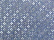 Leichter Jeans/Chambray kleingemustert, jeansblau