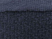 leichter Strick mit mini Pailletten rauchblau