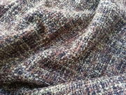 RESTST�CK 90cm Boucle franz�sischer Stil, senfgelb/braun