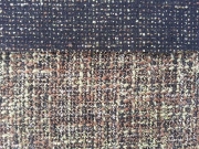 RESTST�CK 90cm Boucle franz�sischer Stil, senfgelb/braun