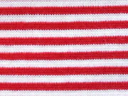 gestreiftes B�ndchen - rot/weiss