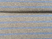 festerer French Terry Streifen grau/blau