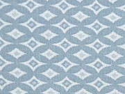 Bengalin Rauten & Ovale, rauchblau