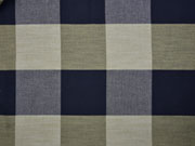 BW-Viskose Mix Karomuster, schwarz/khaki