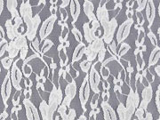 Spitze Lace Fiona Blumen, weiss