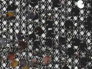 transparenter Paillettenstoff, schwarz