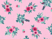 Baumwolle Rosen Bouquet, rosa