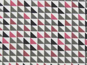 BW kleine Dreiecke, altrosa grau