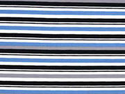 Jersey unregelm��ige Streifen, grau blau