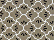 Baumwolle Muschelmuster, taupe