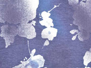 French Terry Bumen, dunkelblau-wei�