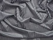 Jersey Samtstreifen, dunkelgrau