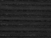 Plissee Glitzer Streifen, schwarz