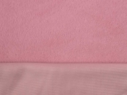 butterweiches Fellimitat Pl�sch, ros�