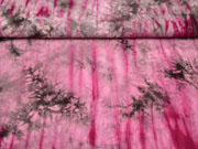 Viskosejersey Batik, rosa pink taupe