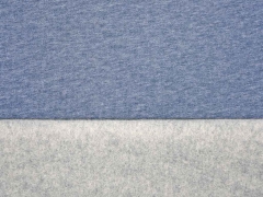 Heavy Jogging Sweat angeraut, jeansblau melange