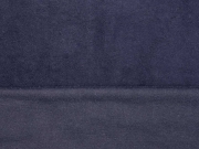 weicher Baumwollfleece, dunkelblau