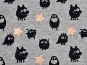 Sweat Monster Glitzer Sterne, kupfer grau melange