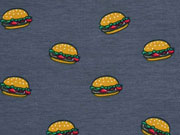 Jersey Hamburger, dunkelgrau