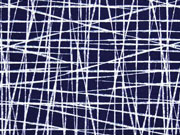 Jersey wilde Linien, dunkelblau