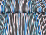 Viskosejersey L�ngsstreifen, grau, altrosa, mint