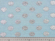 T�ll mit Glitzerpunkten Sparkling Dots t�rkis