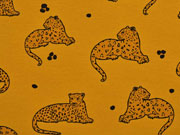 angerauter Sweat Tiger, ocker