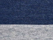 Sweat angeraut, indigoblau meliert