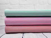 Baumwolle Stretch Streifen schmal, mattes rot