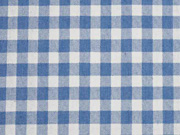 weicher Jeansstoff Karomuster, helles jeansblau