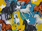 RESTST�CK 33 CM Jersey Digitaldruck Pferde