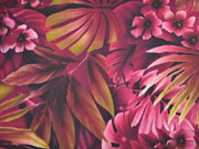 Chiffon Palmenbl�tter Blumen  beere