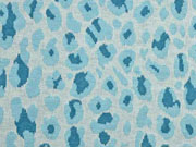 Jacquard Strick Leoparden Muster mint