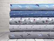 Jersey Pfeile Streifen, grau