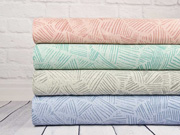 Organic Musselin Striche, mint