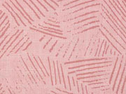 Organic Musselin Striche, altrosa