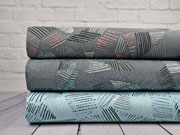 Jersey diagonale Linien, hellblau