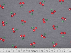 Jersey Kirschen, grau